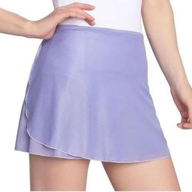 Imagem de Saia Ballet Só Dança Transpassada Crepe SD-559 Infantil - Ritmus, G, L
