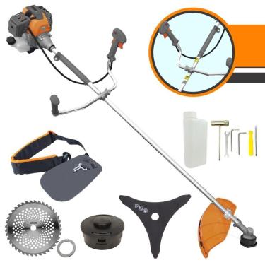 Imagem de Roçadeira Tekna Rl430p 43cc + Carretel + Facas 3p + 40d