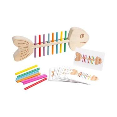 Imagem de Brinquedo Sensorial De Equilíbrio Em Madeira Montessori Para Meninos E