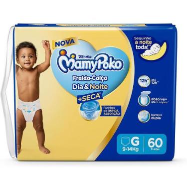 Imagem de Fralda Descartável MamyPoko Calça Dia e noite Giga G 60 Unidades