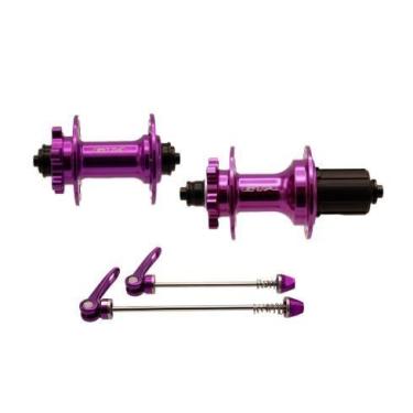 Imagem de Par de cubos barulhento GTA k7 36 furos com adaptador single roxo