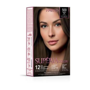 Imagem de Amend - KIT TONALIZANTE AMEND SUPÉRIA COLOR 500 CASTANHO CLARO