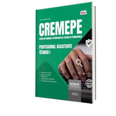 Imagem de Apostila CREMEPE - Profissional Assistente Técnico I - Apostilas Opção