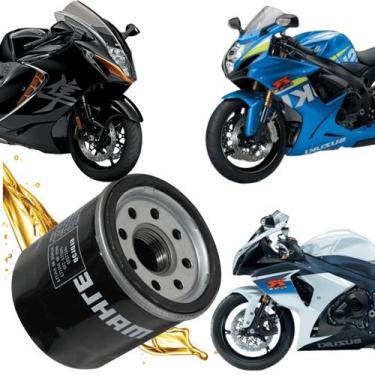 Imagem de Filtro Óleo Suzuki Gsxr Gsx Srad 600 750 1000 Bandit M800 - Mahle