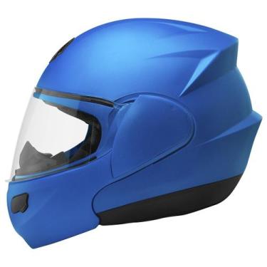 Imagem de Capacete Moto Escamoteável Robocop Attack Elite Segurança Conforto Pro