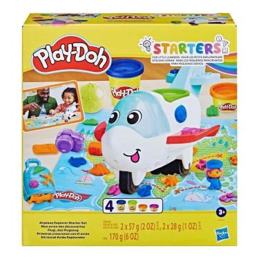 Imagem de Massa De Modelar - Kit Inicial Avião Explorador - Play-doh - Hasbro