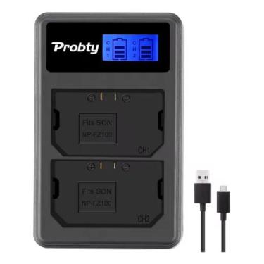 Imagem de Carregador Usb Dual Np-fz100 Sony A6600 A7iii A7siii A9r - Genérica, 1