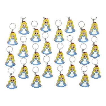 Imagem de Chaveiro Lembrancinha Alice No País Das Maravilhas 10un Tema Aniversár