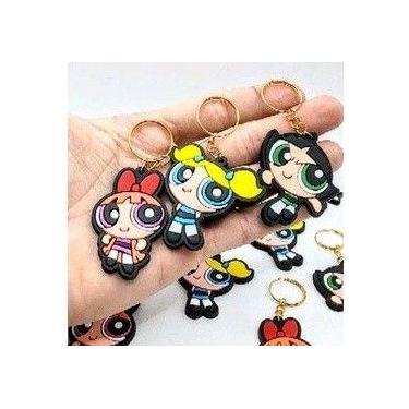 Imagem de Chaveiro Meninas Super Poderosa Grande 10pecas Lindinha Florzinha Novo