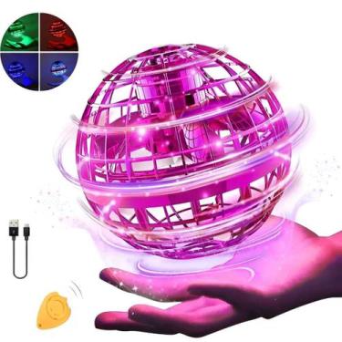 Imagem de Bola Voadora Infantil Spinner De Luz Recarregável - Atena