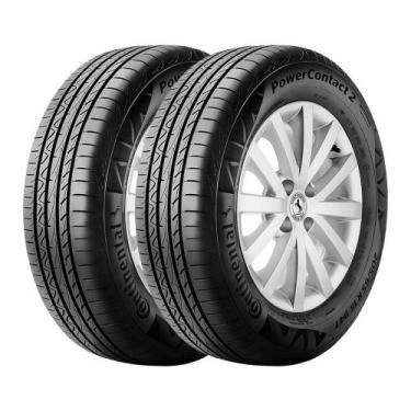 Imagem de Kit 2 Pneus Continental Aro 14 185/70R14 PowerContact 2 88H Onix