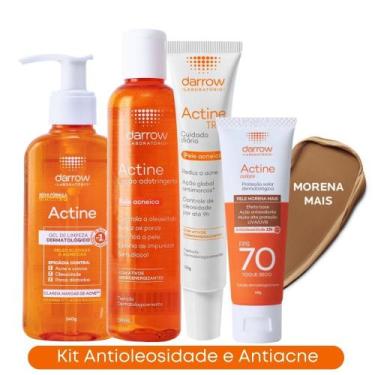 Imagem de Kit Sabonete 140g + Tonico Adstrigente + Gel Trat + Protetor Solar Pel