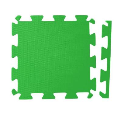 Imagem de Tatame eva 50x50cm Tapete infantil emborrachado - AMS, Verde am