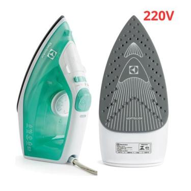 Imagem de Ferro De Passar A Vapor Electrolux SIE70 110v ou 22ov Verde Base Ceram