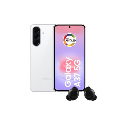 Imagem de Smartphone Samsung Galaxy A37 5G Tela 6.7" 128GB Branco + Fone de Ouvido Buds Core Preto