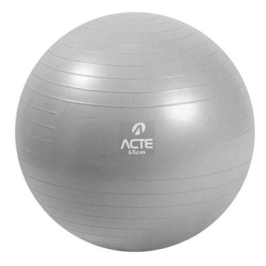 Imagem de Bola de Pilates 65cm T9-65 Acte Sports Cinza