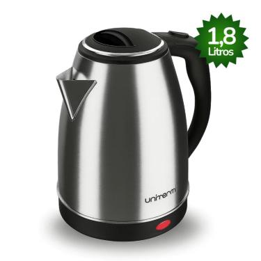 Imagem de Chaleira Elétrica Unitermi Inox 1,8L 1200W Aço Inox Térmica 110V