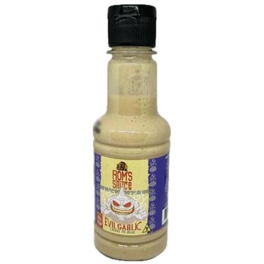 Imagem de Molho de Alho Especial Premium Gourmet Evil Garlic Rom's Sauce 190g