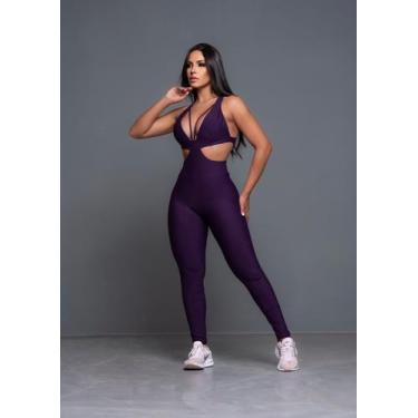 Imagem de Macacão longo de academia - Afrofitness , Preto, M