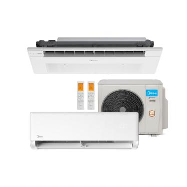 Imagem de Ar Condicionado Bi Split Midea 27000 BTUs (HW 12K+K7 1V 18K) Quente e Frio Inverter 220V R410A (38MBMTA27M5)