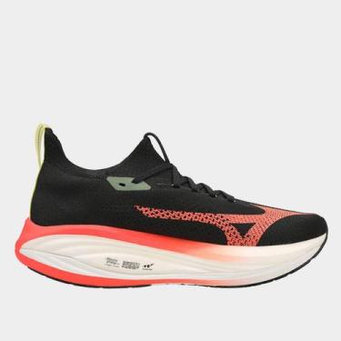 Imagem de Tênis Mizuno Neo Vista 3, Preto, Vermelho, 39