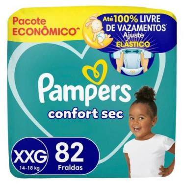 Imagem de Fralda Descartável Pampers Confort Sec XXG 82 Unidades