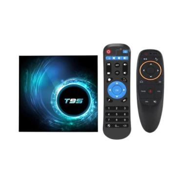 Imagem de Caixa De TV Inteligente 8K Dual Wifi 5G ATV T95 Android 16 8GB 128GB B