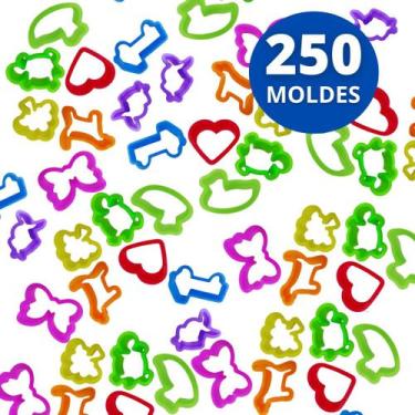 Imagem de 250 Cortador Forminha Massinha De Modelar Molde Atacado - Molde para M