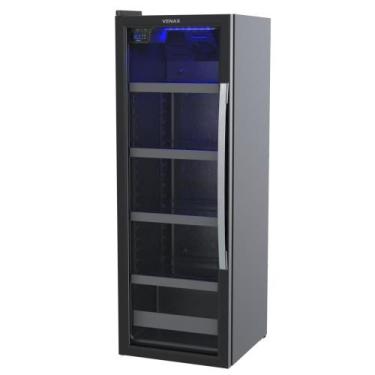 Imagem de Cervejeira Venax Blue Light Expo EXPVBL209 200 L Preto Fosco 127 V, Bi