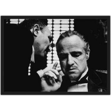Imagem de Quadro Decorativo Poderoso Chefão Don Corleone Filmes Cinema Decoraçõe