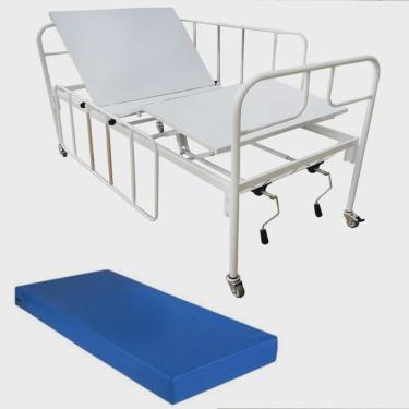 Imagem de Cama hospitalar manual 6 posições standard com colchão D26