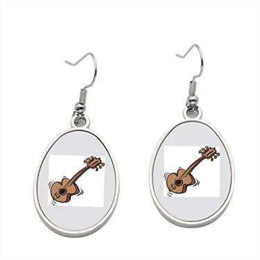Imagem de Brinco de guitarra – Brincos pendurados para meninas – Presente de festa de aniversário dos namorados