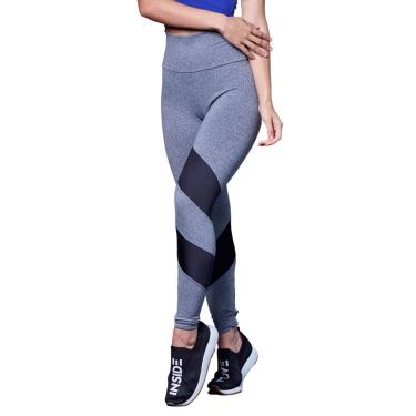 Imagem de Calça Legging Feminina Poliéster Olivia Cinza