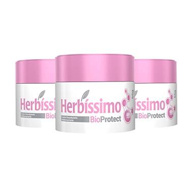 Imagem de Kit Desodorante Creme Herbíssimo Bio Protect Hibisco 55g - 3 Unidades