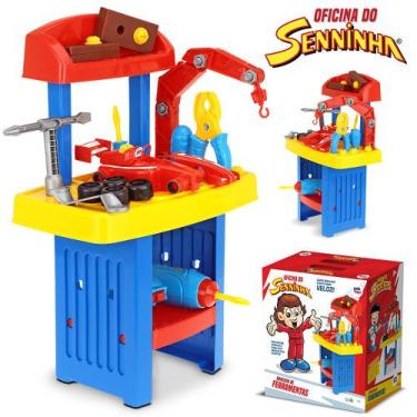 Imagem de Bancada De Ferramentas Infantil Brinquedo Oficina Senninha - Paki Toys