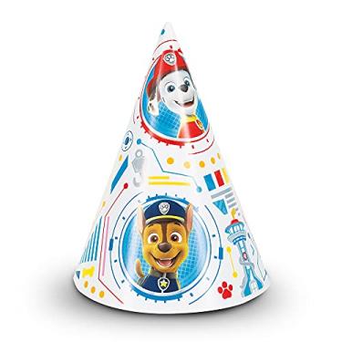 Imagem de Unique Paw Patrol Party Hats | 8 Pcs, 4.25" X 4.25", Multicolor