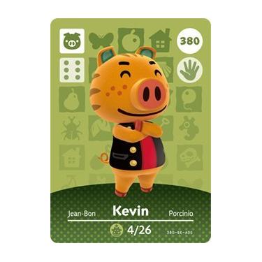 Imagem de Kevin – Cartão Amiibo Série 4 Animal Crossing da Nintendo Animal Crossing – 380