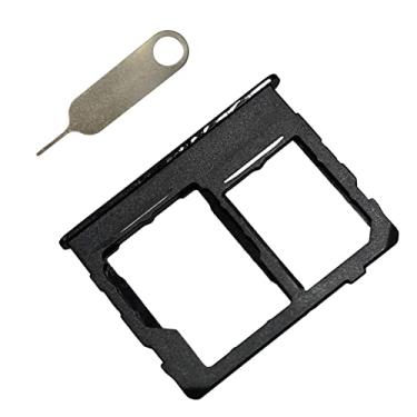 Imagem de Suporte de substituição para cartão SIM duplo A32 5g para Samsung Galaxy A32 5G 6,5 polegadas - preto