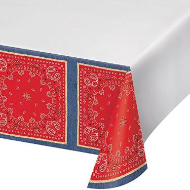 Imagem de Creative Converting 727492 Artigos para festa, 137 cm x 274 cm, vermelho