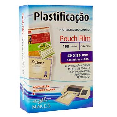 Imagem de Polaseal 0,05 Plastico para Plastificação Crachá 59x86 com 100