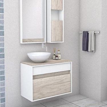 Imagem de Gabinete Módena 2 Gavetas Darabas Agardi Mezzo Blanco