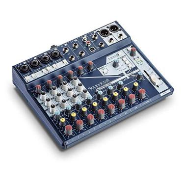 Imagem de Soundcraft Notepad-12FX pequeno formato analógico doze canais misturador console com USB I/O e efeitos de léxico (5085985US)