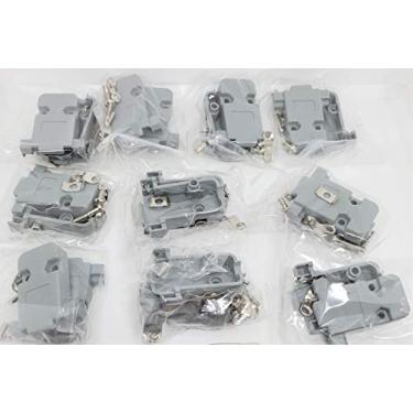Imagem de Pc Accessories - Conectores Pro Pacote com 10 DB9 Capuz de plástico cinza DB-9/HD15 Conectores parafusos curtos, 10 pacotes
