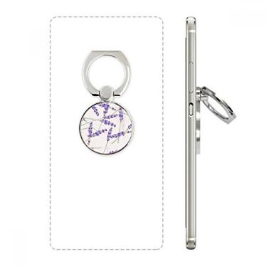 Imagem de Suporte de argola ajustável para decoração de pintura de plantas de lavanda