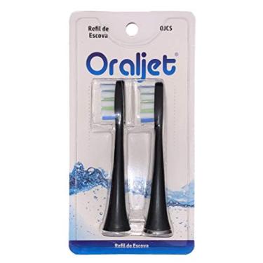 Imagem de Oraljet Refil Sonic Jet Cabeça de Escova Modelo OJCS Dentes Sensíveis Remineralizador