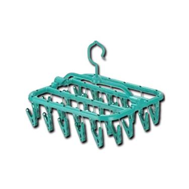 Imagem de Varal Multiuso LizKO 26 Prendedores - Polipropileno e Aço Galvanizado - Secagem de Roupas Íntimas, Calcinhas, Cuecas, Meias e Gravatas