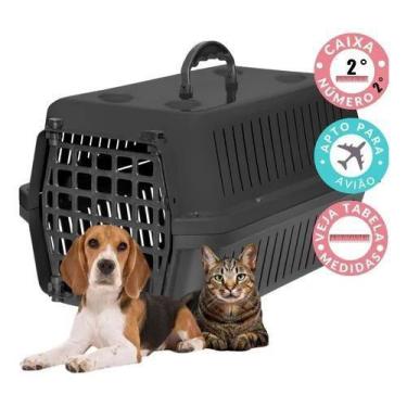 Imagem de Caixa Transporte 2 Pet Cães Cachorros Viagens De Avião Passeios Resist