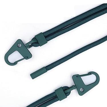 Imagem de Correia de cordão de telefone de cor pura para celular Corda longa pendurada para capa de telefone, verde