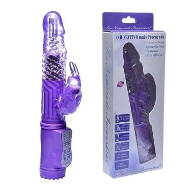 Imagem de Vibrador Feminino Rotativo com Dupla Estimulção 22cm 36 Modos de Vibração