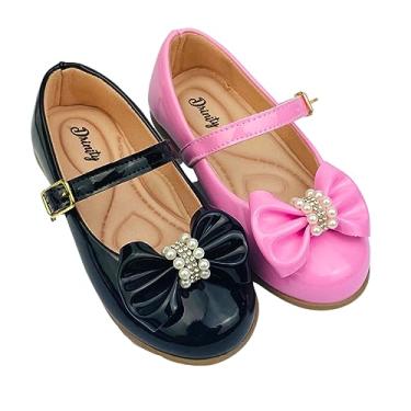 Imagem de Kit Com 2 Pares Sapatilha Infantil Menina feminina do 20 ao 34 Direto Da Fabrica Super Confortavél SPT503 (Preto e Rosa Bale, br_footwear_size_system, little_kid, numeric, numeric_29)